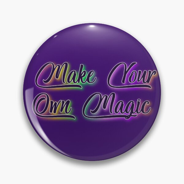 Item preview, Make Your Own Magic – Neon Inspirational Quote Design designed and sold by Ivy-Triggs.