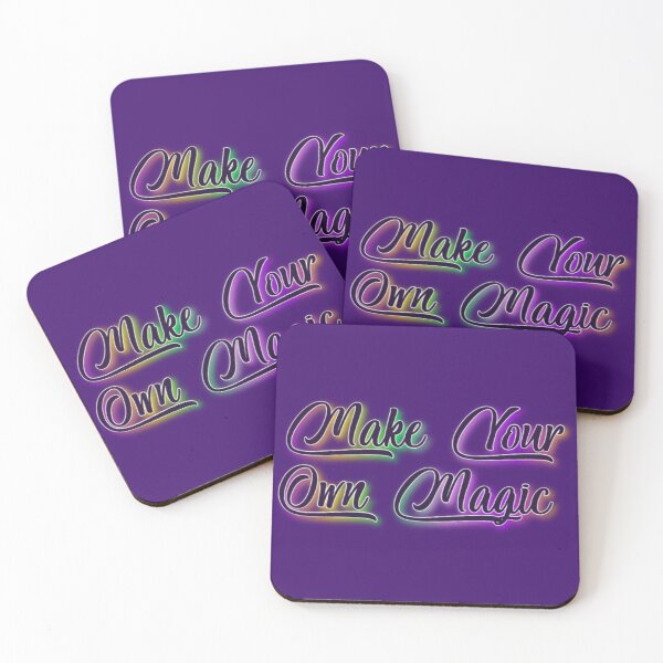 Item preview, Make Your Own Magic – Neon Inspirational Quote Design designed and sold by Ivy-Triggs.