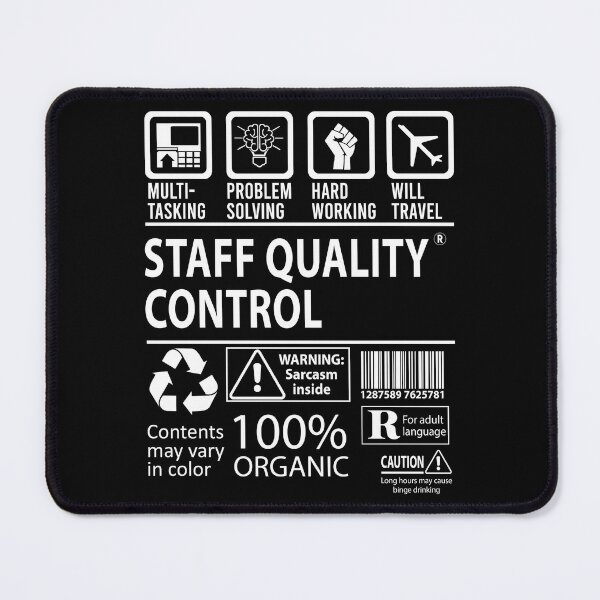 Item preview, Staff Quality Control designed and sold by liviawong435.
