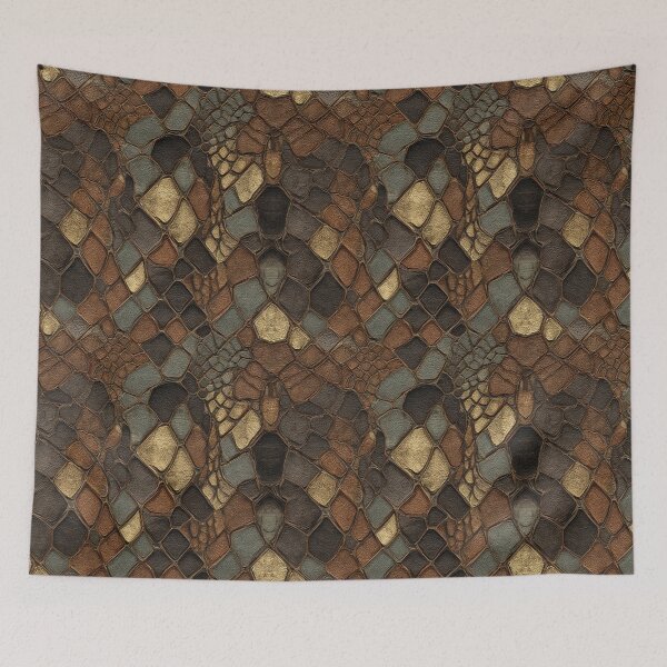 Item preview, Bold Sleek Alligator Skin Print For Thinking Of You designed and sold by RoyalStarsPatts.