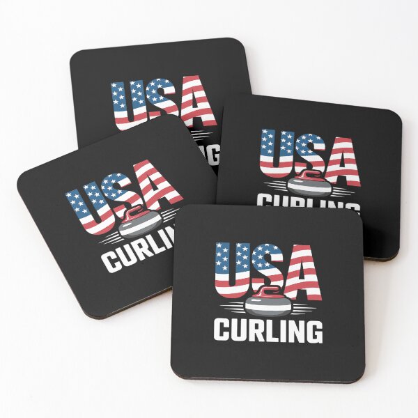 Item preview, USA Team Curling Rock Jersey - Winter Sports Lovers designed and sold by velltoons.