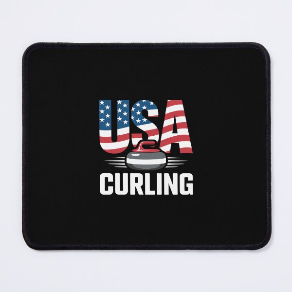 Item preview, USA Team Curling Rock Jersey - Winter Sports Lovers designed and sold by velltoons.