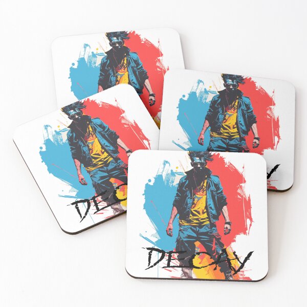 Item preview, 012 DECAY Grunge Zombie Poster – Undead Character Risograph Art | Dark Alternative Print - 001 designed and sold by stephenignacio.