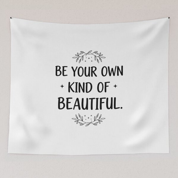 Item preview, BE YOUR OWN KIND OF BEAUTIFUL T-shirt | Self-Love, Body Positive & Aesthetic Script Tee designed and sold by MINIMA.LIGN.