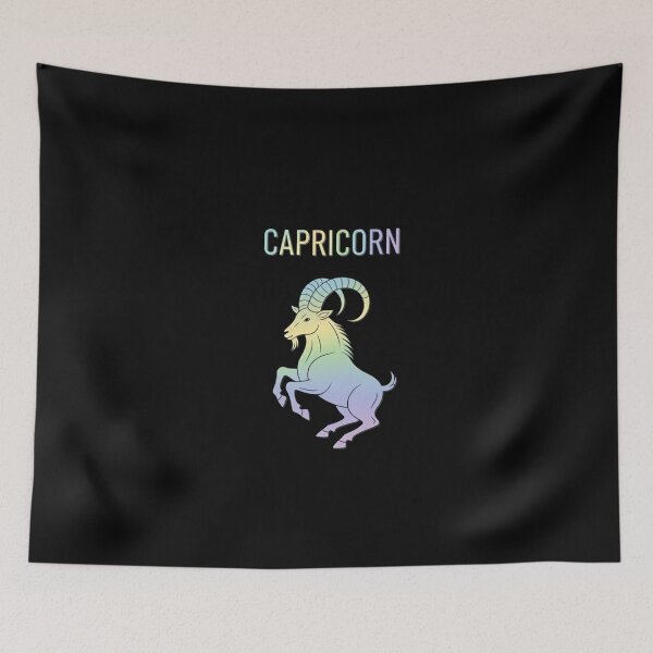 Item preview, Rainbow Capricorn Spirit designed and sold by ZodiacWonders.