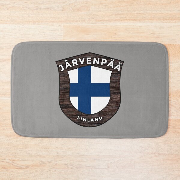 Item preview, Järvenpää Finland Emblem Flag designed and sold by World Designs.