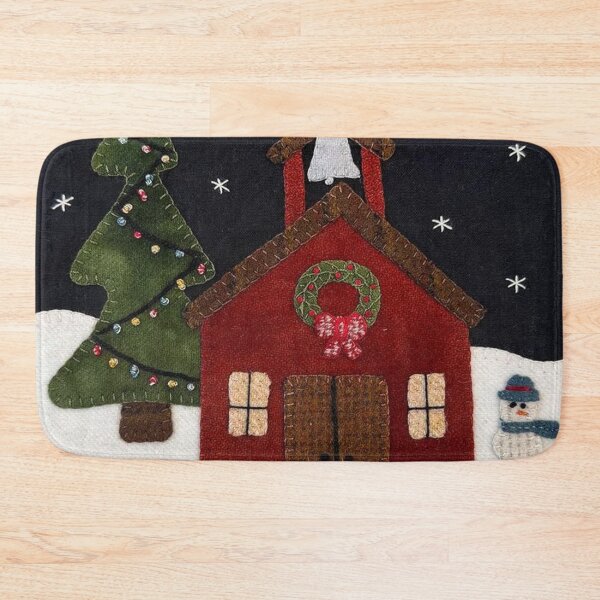 Item preview, red church xmas designed and sold by debrishop.