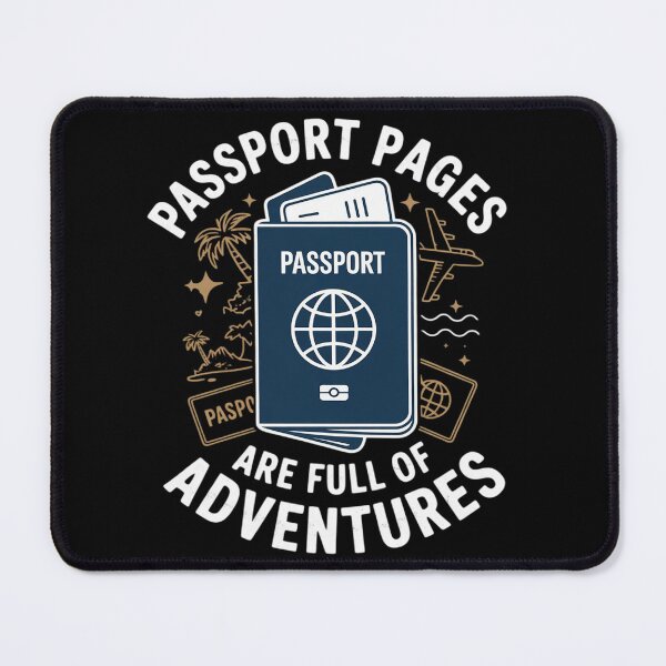 Item preview, Vacation Mode Passport Stamp Travel designed and sold by FndPardaL.