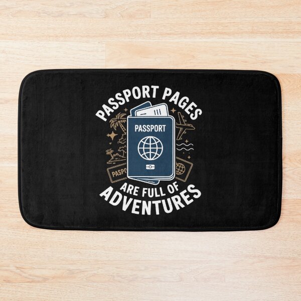 Item preview, Vacation Mode Passport Stamp Travel designed and sold by FndPardaL.