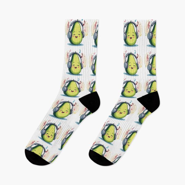 Item preview, Music Lover Avocado - Cute Punny Foodie designed and sold by KhadijaBatool38.