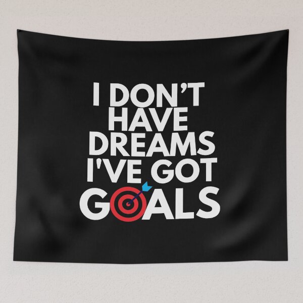 Item preview, Goals Not Dreams – Hustle Mindset designed and sold by rebuZZ-Apparels-The Minimalistic Buzz.