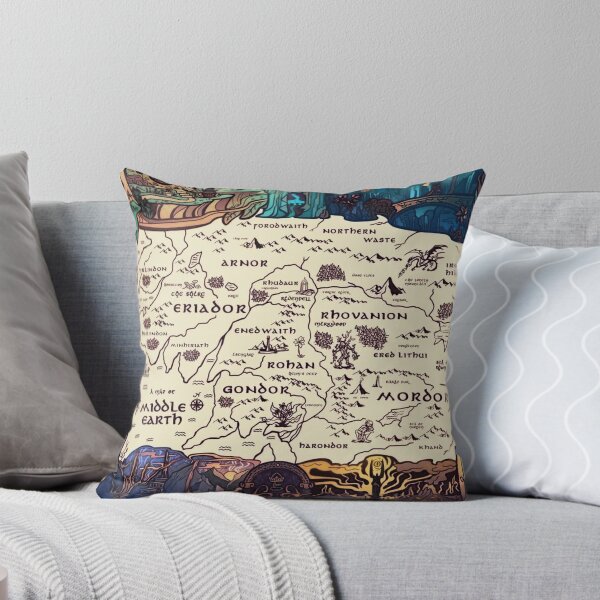 Item preview, Middle Earth Map designed and sold by karsivenco.