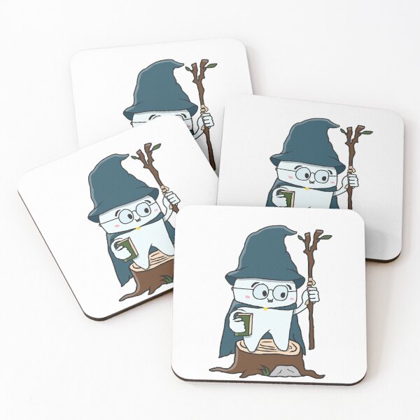 Item preview, Wisdom Tooth – Wizard Tooth Pun Illustration designed and sold by PeanutCandy.