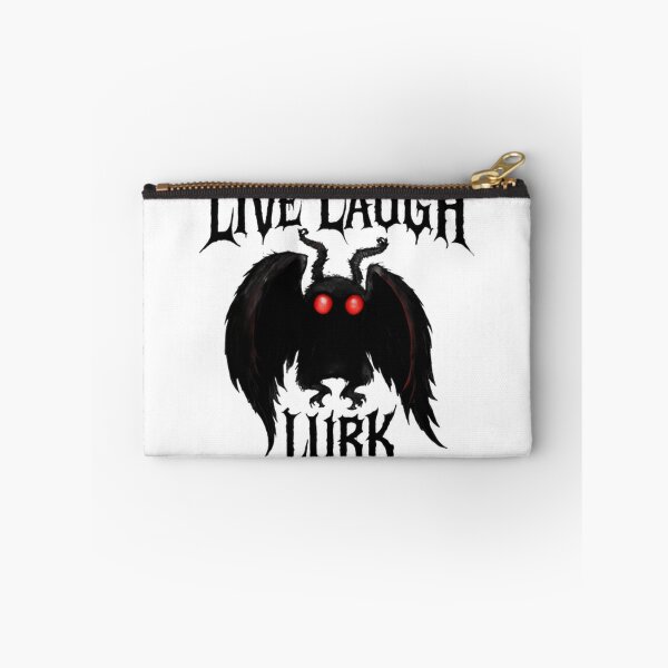 Item preview, Live Laugh Lurk Funny Mothman Chilling in Shadows designed and sold by SkeletonsDanger.
