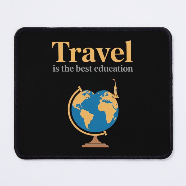 Item preview, Vacation Mode Travel Quote Globe Graduation Cap designed and sold by FndPardaL.