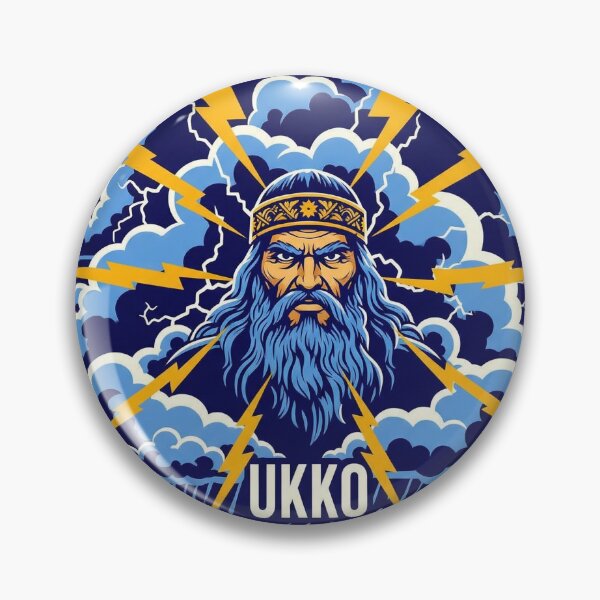 Item preview, Ukko in Storm and Lightning designed and sold by SisuArt.