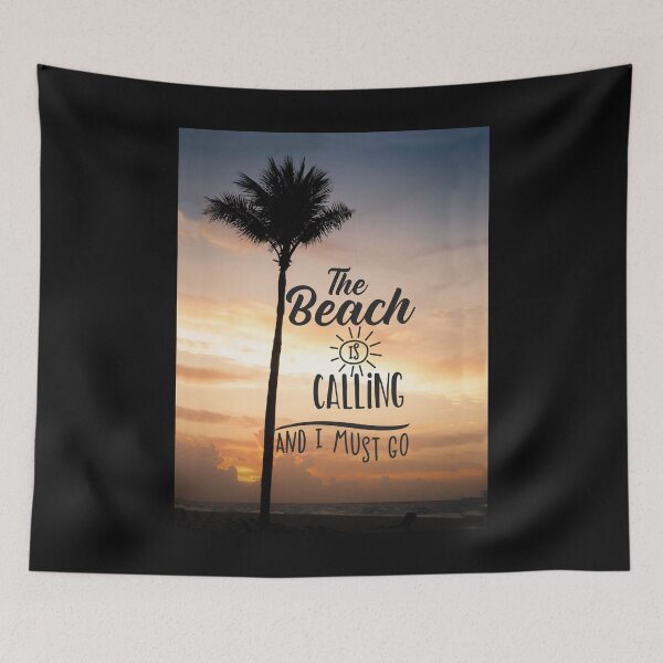 Item preview, The Beach is Calling and I Must Go Home and Office Decor designed and sold by Compass and a Camera.