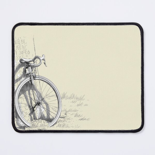 Item preview, Sketch-Style Hobby Cycling in Nature – Tree & Grass designed and sold by The Mystic Richard.