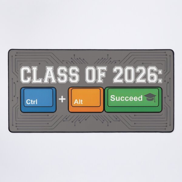 Item preview, Class of 2026: CTRL+ALT+SUCCEED designed and sold by Charisma Enigma.