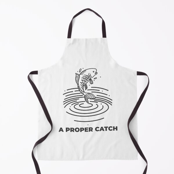 Item preview, A Proper Catch – Hand-Drawn Style Fishing Design designed and sold by TalkTee Me.
