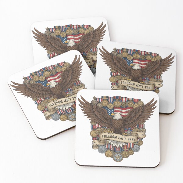 Item preview, Freedom Isn't Free Veterans Day Soldier Military Honor designed and sold by Siamcatshop.