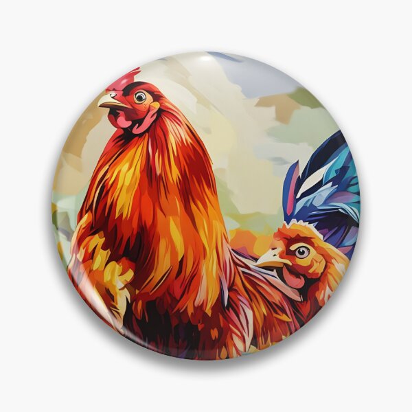 Artikelvorschau, Hahn mit Huhn entworfen und verkauft von tomorrowsart.