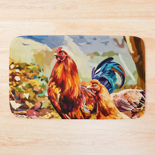 Artikelvorschau, Hahn mit Huhn entworfen und verkauft von tomorrowsart.