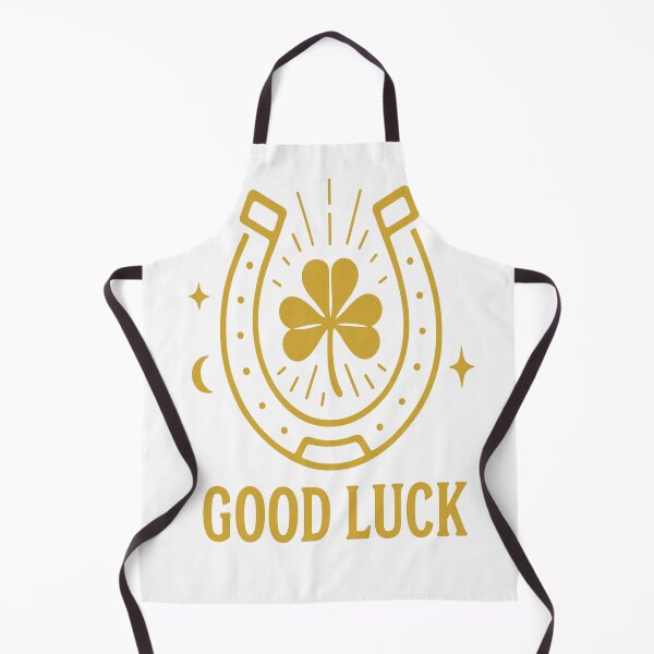 Item preview, Golden Good Luck Horseshoe Clover Art designed and sold by HiteshArt111.