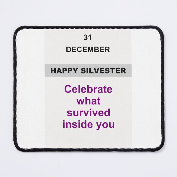 Item preview, Happy Silvester - December 31, Edition: 10 designed and sold by ariksworld.