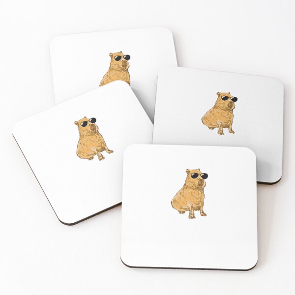 Item preview, “Be Cool Bro” Capybara – Sunglasses Rodent Animal Art designed and sold by Articooler.