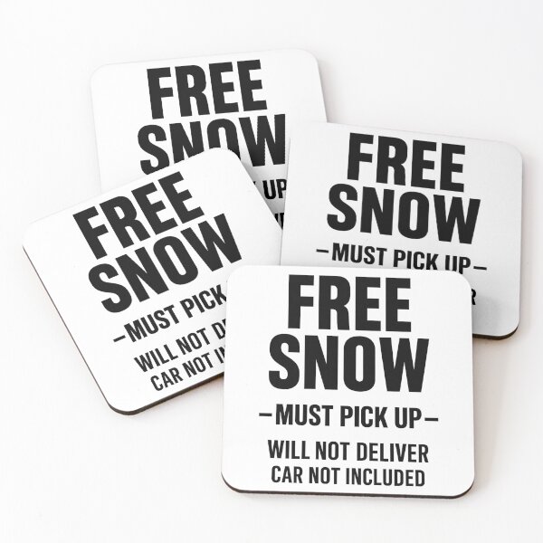 Item preview, Free Snow – Funny Winter Shirt designed and sold by BROHLine Studio.