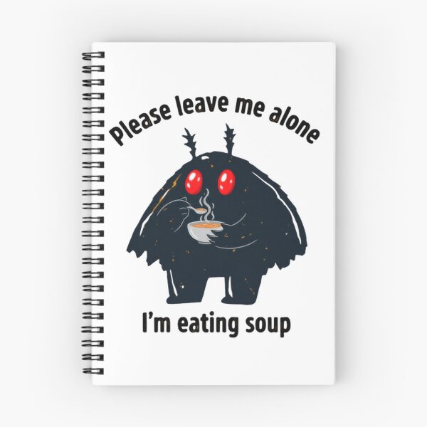 Item preview, Please Leave Me Alone Funny Mothman Eating Pizza in Peace designed and sold by SkeletonsDanger.