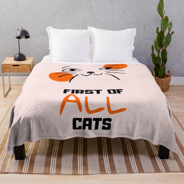 Item preview, First of All Cats - Funny Sassy Cat Lover designed and sold by ConfuseLab Alt.