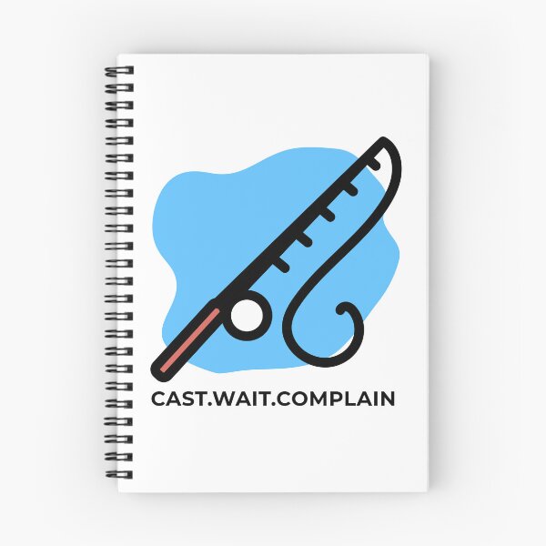 Item preview, Cast Wait Complain – Funny Fishing Design  designed and sold by TalkTee Me.
