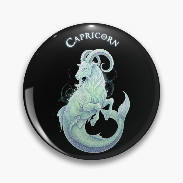 Item preview, Glimmering Capricorn Zodiac designed and sold by ZodiacWonders.