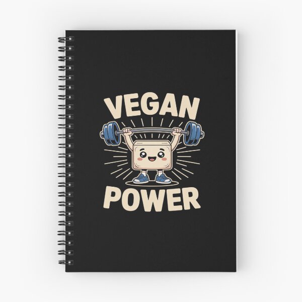 Item preview, Vegan Power, Cute Tofu Weightlifting Fun Barbell designed and sold by JaskconLIfe23.