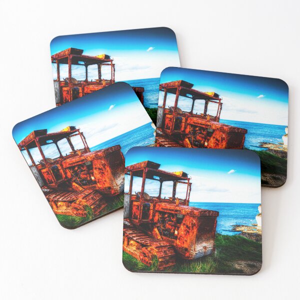Item preview, Rusty Tractor by Flamborough Head North Landing, Yorkshire, England designed and sold by Paul Thompson Photography.