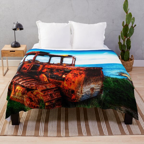 Item preview, Rusty Tractor by Flamborough Head North Landing, Yorkshire, England designed and sold by Paul Thompson Photography.