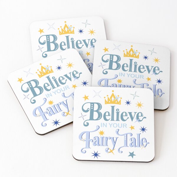 Item preview, Believe in your Fairy Tale quote designed and sold by MPillustration.