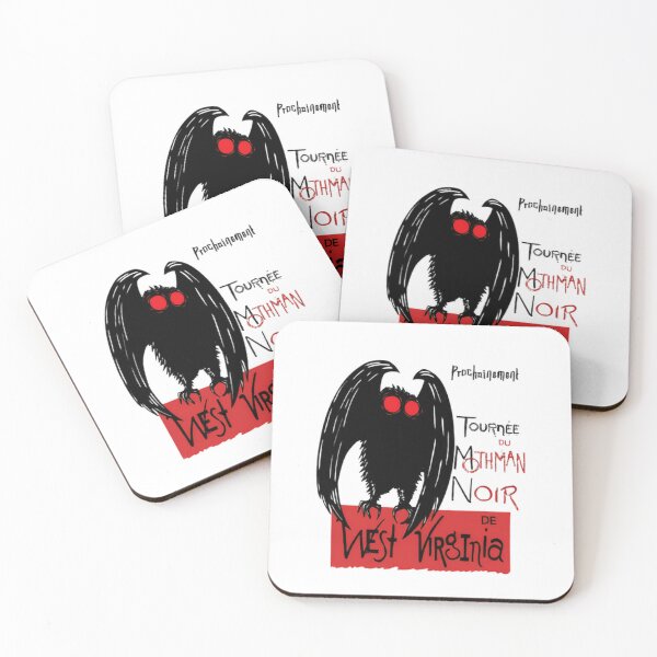 Item preview, Funny Mothman Cryptozoology Laughing at Night designed and sold by SkeletonsDanger.