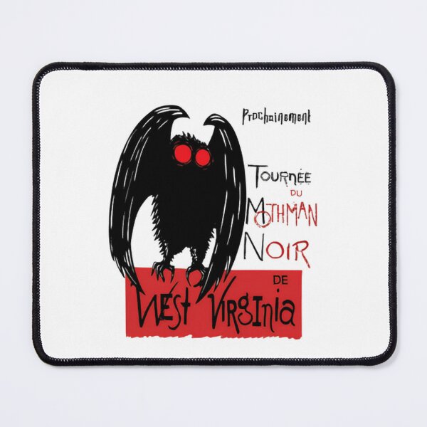 Item preview, Funny Mothman Cryptozoology Laughing at Night designed and sold by SkeletonsDanger.