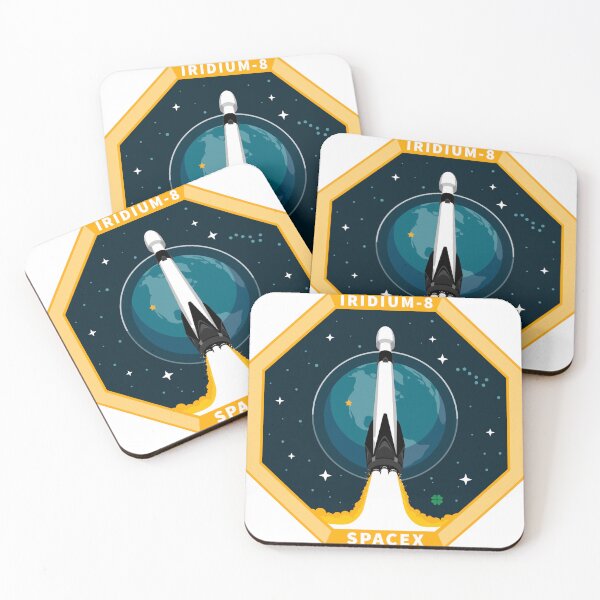Item preview, SpaceX Iridium-8 Satellite Constellation Launch Patch designed and sold by CharlieDesings.