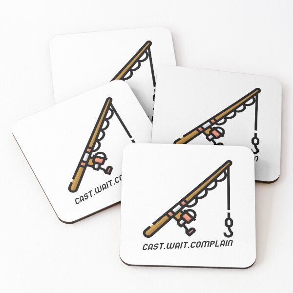 Item preview, Cast Wait Complain – Funny Fishing Humour  designed and sold by TalkTee Me.