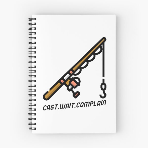 Item preview, Cast Wait Complain – Funny Fishing Humour  designed and sold by TalkTee Me.
