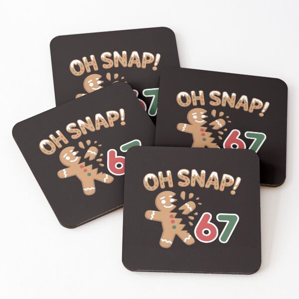 Item preview, Funny Oh Snap Gingerbread 67 – Gingerbread Man Meme designed and sold by Redgiant87x.