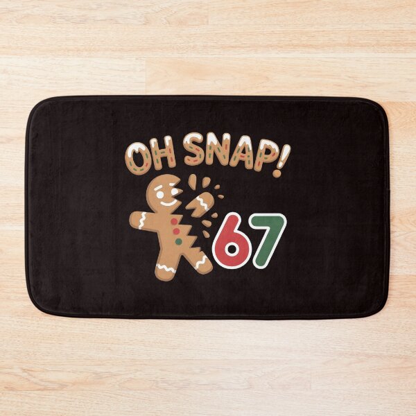 Item preview, Funny Oh Snap Gingerbread 67 – Gingerbread Man Meme designed and sold by Redgiant87x.
