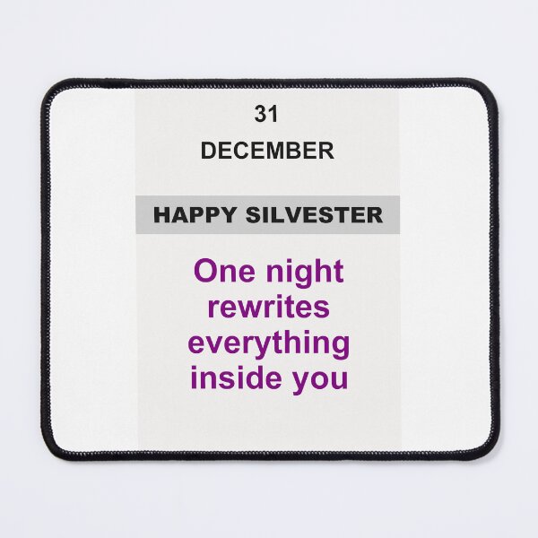 Item preview, Happy Silvester - December 31, Edition: 13 designed and sold by ariksworld.