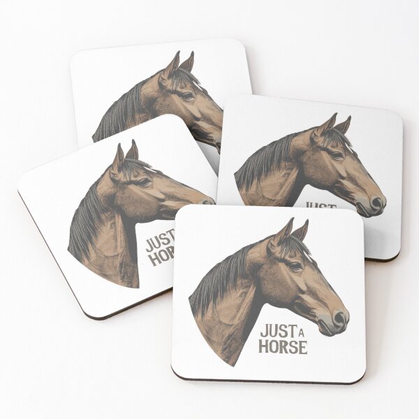 Item preview, Just a Horse – Conceptual Animal Portrait designed and sold by RED-MOUSE.