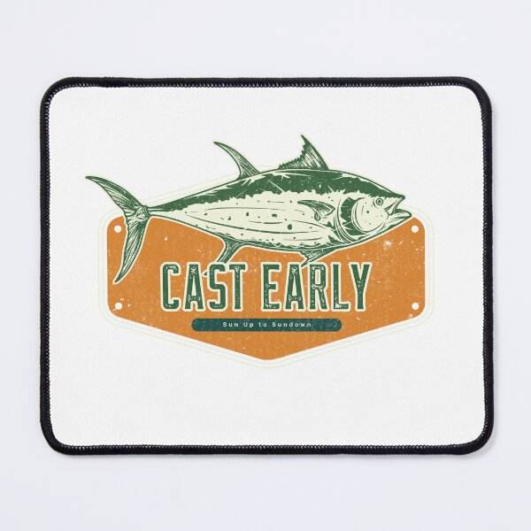 Item preview, Cast Early – Sun Up to Sundown | Angler Lifestyle Fishing designed and sold by TalkTee Me.
