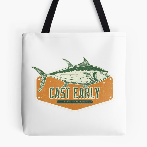 Item preview, Cast Early – Sun Up to Sundown | Angler Lifestyle Fishing designed and sold by TalkTee Me.